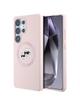KARL LAGERFELD futerał do SAMSUNG S25 Ultra KLHMS25LSKCHTCP (Magnetic Silicone Double Heads) różowy