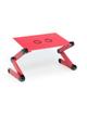 Podstawka pod laptop uniwersalna regulowana + chłodzenie YL-803 czerwona