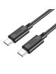 Kabel USB C do USB C Hoco PD 3A 60W 1 m X88 czarny