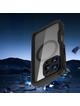 Futerał wodoodporny SHELLBOX GT kompatybilny z MagSafe do IPHONE 16 Pro czarny