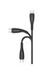Kabel USB A do Typ C VEGER 2,4A V104 1,2 m czarny