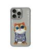 NIMMY futerał GLASSES COOL CAT do IPHONE 15 Pro Max szary