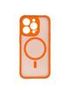 Futerał do iPhone 14 PRO Full Matte Mag Cover zgodny z MagSafe pomarańczowy