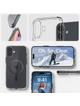 SPIGEN futerał ULTRA HYBRID MAG kompatybilny z MagSafe do IPHONE 16 carbon fiber