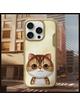 NIMMY futerał BIG EYED PET 2.0 Cat do IPHONE 16 Pro Max khaki