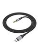 Kabel AUX USB C do Jack 3,5 mm Hoco 1 m UPA26 czarny