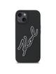 KARL LAGERFELD futerał do IPHONE 15 KLHCP15S3DRKSDLK (3D Rubber Signature) black