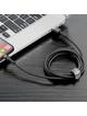 Kabel USB A do Lightning Baseus 2,4A Cafule 1 m CALKLF-BG1 czarno szary