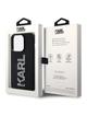 KARL LAGERFELD futerał do IPHONE 15 Pro Max KLHCP15X3DMBKCK (3D Logo Glitter) czarny