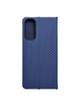 Kabura LUNA Book Carbon do SAMSUNG A05s niebieski