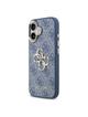GUESS futerał do IPHONE 17 GUHCP17S4GMGCBL (PU W/ Big 4G Classic Logo) złoto niebieski