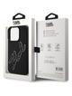 KARL LAGERFELD futerał do IPHONE 15 Pro KLHCP15L3DRKSDLK (3D Rubber Signature) black