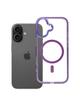 Futerał FRAME CLEAR HYBRID MAG COVER kompatybilny z MagSafe do IPHONE 17 fioletowy