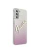 GUESS futerał do SAMSUNG S21 Plus GUHCS21MPCUGLSPI (Glitter Gradient Script) różowy
