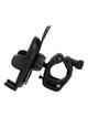Uchwyt rowerowy PREMIUM zaciskowy na kierownicę H6-MB01 czarny