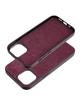 Futerał WOVEN MAG COVER kompatybilny z MagSafe do IPHONE 15 burgundowy