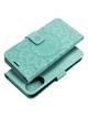 Kabura MEZZO Book do IPHONE 16 mandala zielony