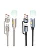 Kabel USB A / USB C do LED light Hoco 0,3 m UA38C złoty
