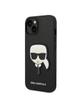 KARL LAGERFELD futerał do IPHONE 14 Plus KLHCP14MSAPKHK (Saffiano With Karl Head Patch) czarny