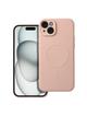 Futerał SILICONE MAG COVER kompatybilny z MagSafe do IPHONE 15 Plus różowy