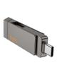Pendrive 128GB USB 3.2 (USB A + USB C) Hoco UD15 szary