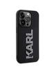 KARL LAGERFELD futerał do IPHONE 15 Pro Max KLHCP15X3DMBKCK (3D Logo Glitter) czarny