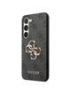GUESS futerał do SAMSUNG S23 FE GUHCS23FE4GMGGR (Big Metal Logo) szary