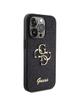 GUESS futerał do IPHONE 15 Pro GUHCP15LHG4SGK (Fixed Glitter Big 4G) czarny
