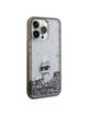 KARL LAGERFELD futerał do IPHONE 13 Pro Max KLHCP13XLKCNSK (Liquid Glitter C) transparentny