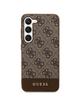 GUESS futerał do SAMSUNG S24 Plus GUHCS24MG4GLBR (4G Bottom Stripe) brązowy
