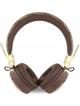 Słuchawki bezprzewodowe nauszne Guess Metal Logo GUBH704GEMW brązowe