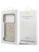 GUESS futerał do IPHONE 17 Pro GUHCP17LHG4SGCD (Fixed Glitter Big 4G Metal Frame) złoty