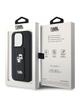 KARL LAGERFELD futerał do IPHONE 14 Pro Max KLHCP14XGSAKCPK (Gripstand Saffiano KC PIN) czarny