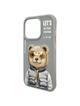 NIMMY futerał COOL&CUTE 2.0 Bear do IPHONE 15 Pro Max szary