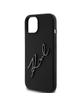 KARL LAGERFELD futerał do IPHONE 15 KLHCP15SSKSBMCK (Silicone Karl Script Logo) czarny