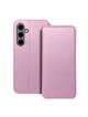 Kabura do SAMSUNG S24 FE Dual Pocket Book jasny różowy