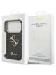 GUESS futerał do IPHONE 17 Pro GUHCP17LHG4SGCK (Fixed Glitter Big 4G Metal Frame) czarny