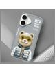NIMMY futerał COOL&CUTE 2.0 Bear do IPHONE 16 szary