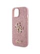 GUESS futerał do IPHONE 15 GUHCP15SHG4SGP (Fixed Glitter Big 4G) różowy