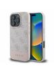 GUESS futerał do IPHONE 16 Pro GUHCP16LG4GLPI (4G PU Bottom Stripe) różowy