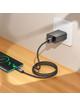 Kabel USB A do USB C Hoco 5A z wyświetlaczem 1 m X112 czarny