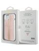GUESS futerał do IPHONE 15 GUHCP15SH4PSEGP (4G Gold Stripe) różowy