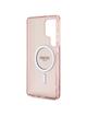 GUESS futerał do SAMSUNG S25 Ultra GUHMS25LHFGEREP (Magnetic IML Glitter Circle) różowy