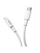 Kabel USB C do Lightning Hoco PD 3A 20W 1 m X56 biały