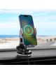 Uchwyt na telefon do samochodu indukcyjny Hoco 15 W do szyby / deski HW8 czarny