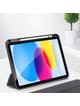 DUX DUCIS etui DOMO składane z miejscem na rysik do iPad 10 (2022) czarne