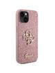 GUESS futerał do IPHONE 15 GUHCP15SHG4SGP (Fixed Glitter Big 4G) różowy