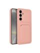 Futerał CARD CASE do SAMSUNG S23 FE różowy