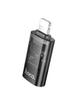 Adapter OTG Lightning do USB C Hoco UA36A transparentny czarny