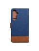 Kabura JEANS Book do SAMSUNG S25 FE niebieski